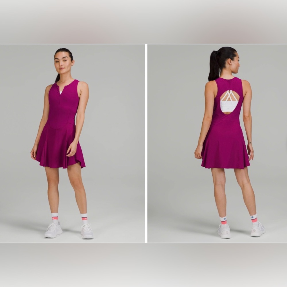 Lululemon Everlux Short-lined tennis tank top dress.